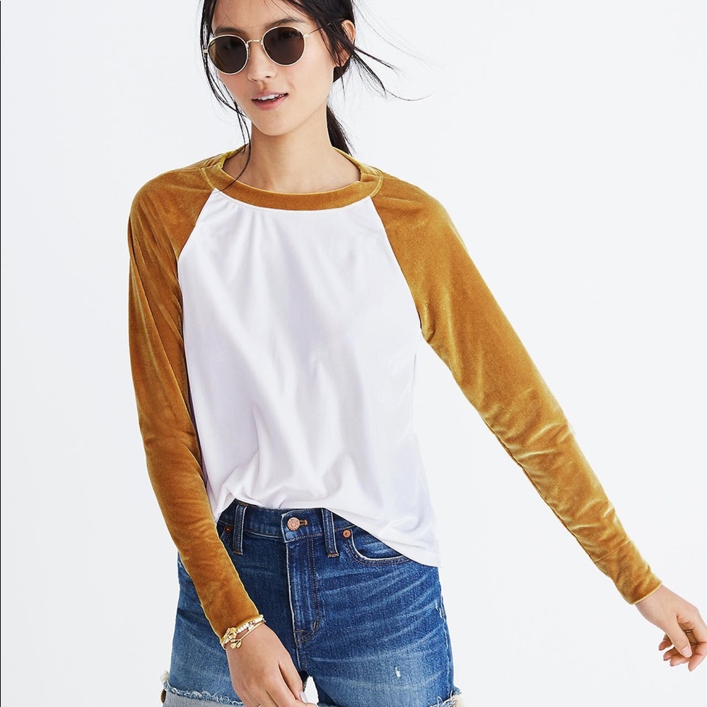 SOLD Velvet Baseball Tee